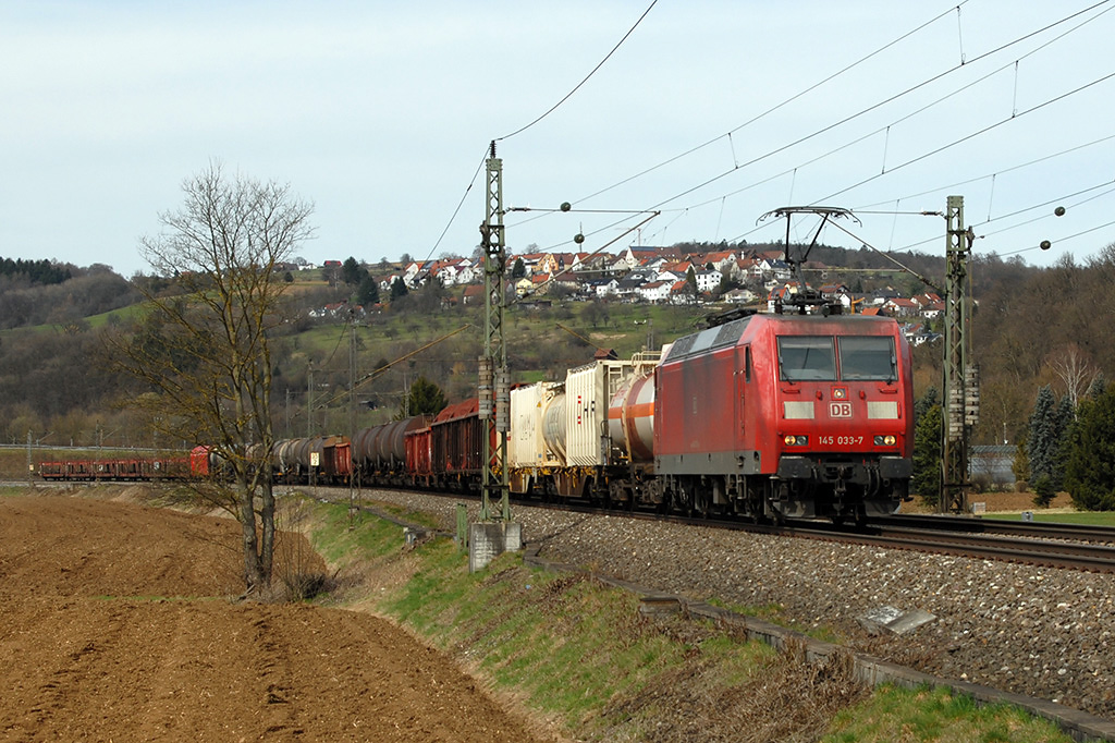 30.03.2018 Streckenabschnitt Uhingen 145 033-7