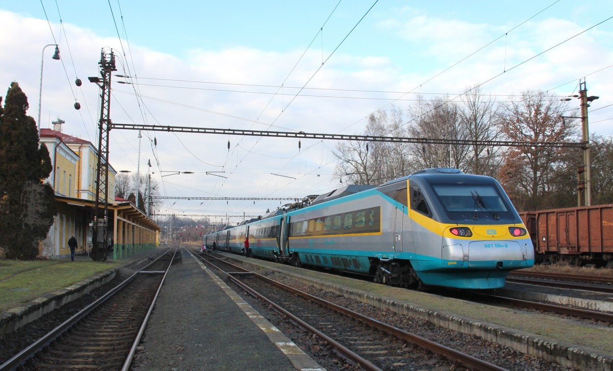 30.12.2013 Františkovy Lázně / Franzensbad, Supercity - Pendolino