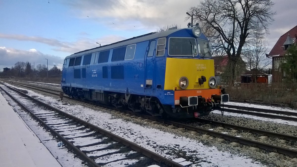 301Db-143 in Bahnhof Miedzyrzecz,3.01.2019