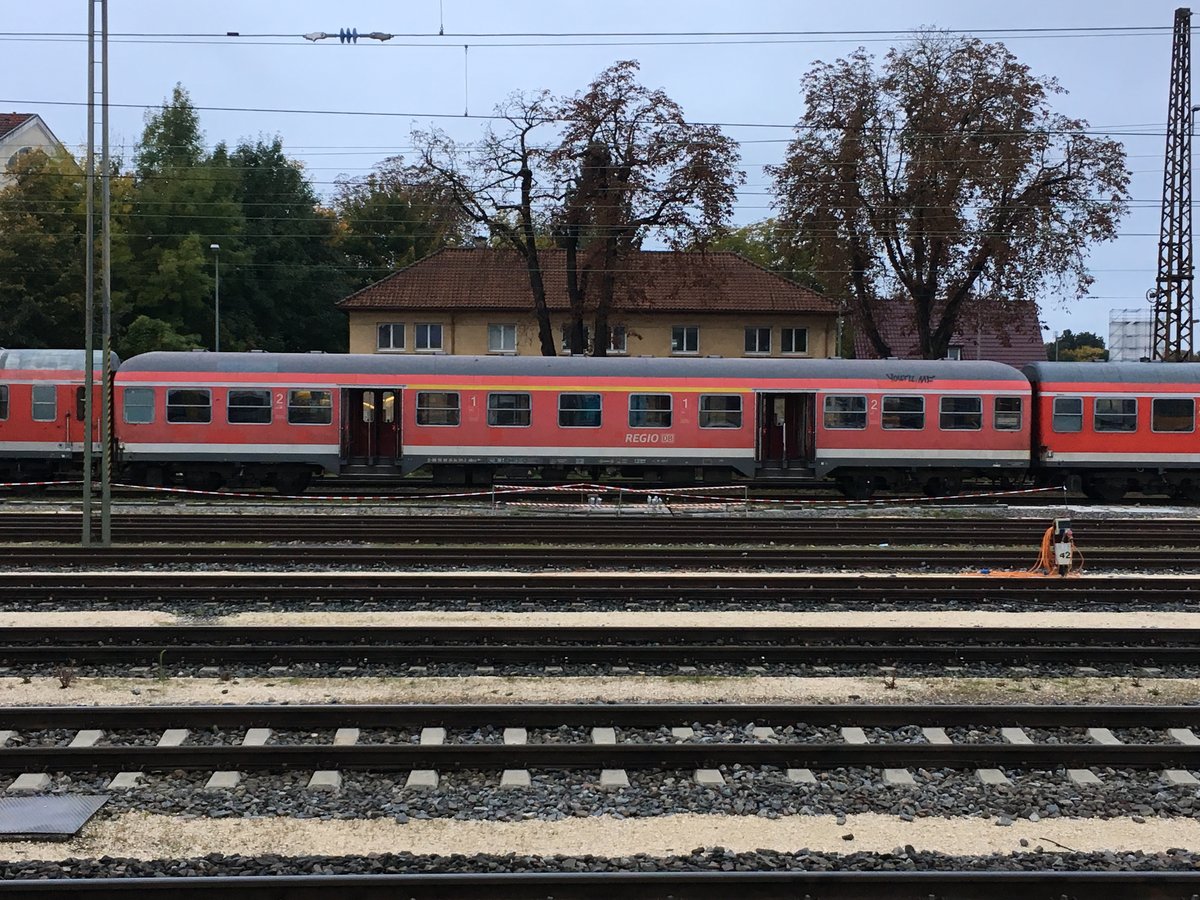 31-34 191 im Oktober 2017 abgestellt in Ulm Hbf.