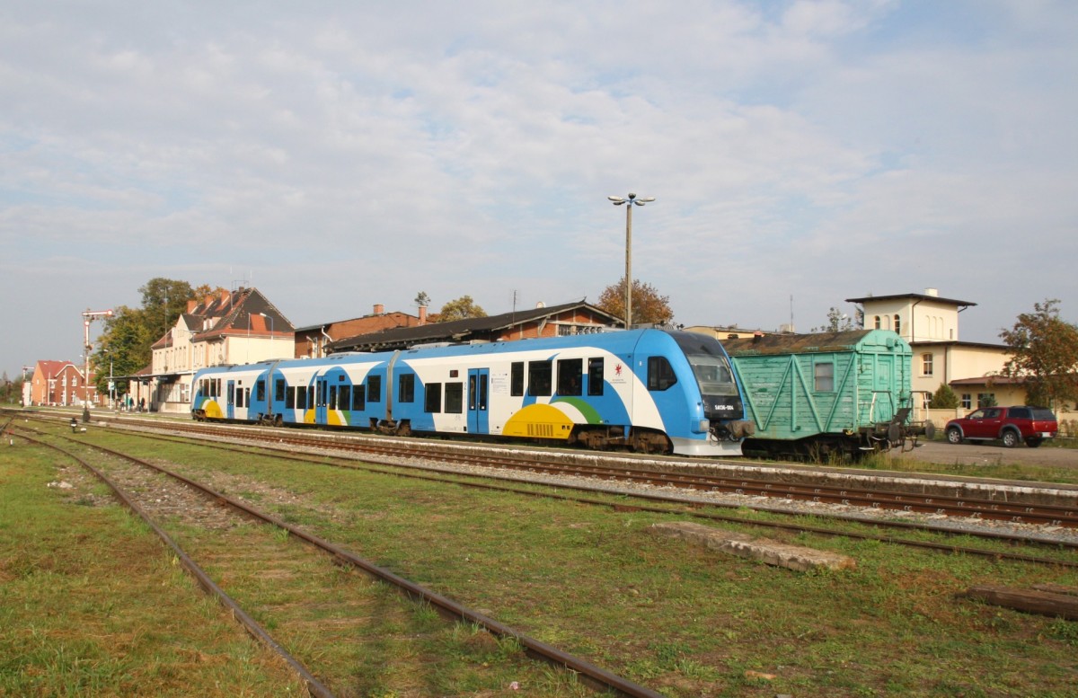 3.10.2011 Gryfice / Greifenberg. SA 136-004 nach Kollberg bei der Einfahrt