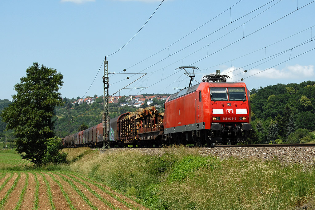 31.05.2018 Streckenabschnitt Uhingen 145 038-6