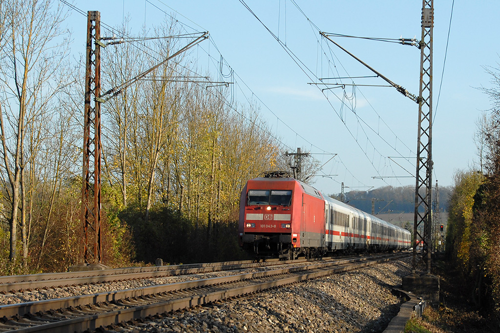 31.10.2017 Streckenabschnitt Uhingen 101 043-8