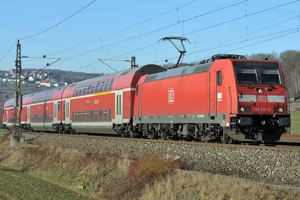 31.12.2016 Streckenabschnitt Uhingen 146 210-0