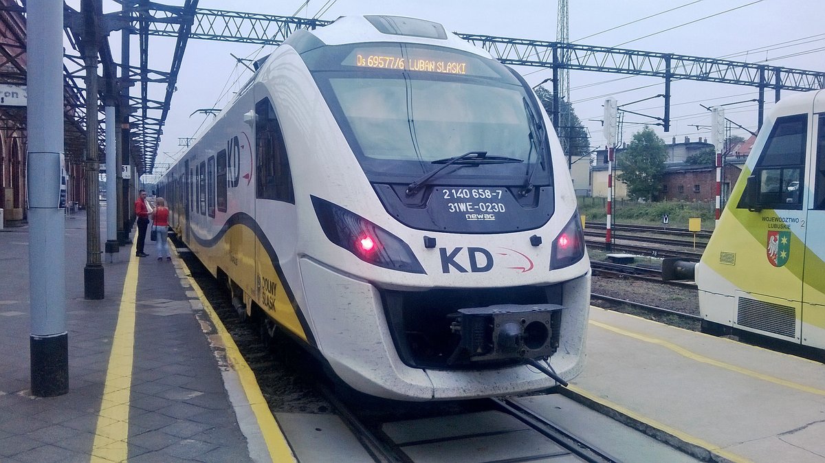 31WE-023 in Bahnhof Wegliniec, 7.09.2018