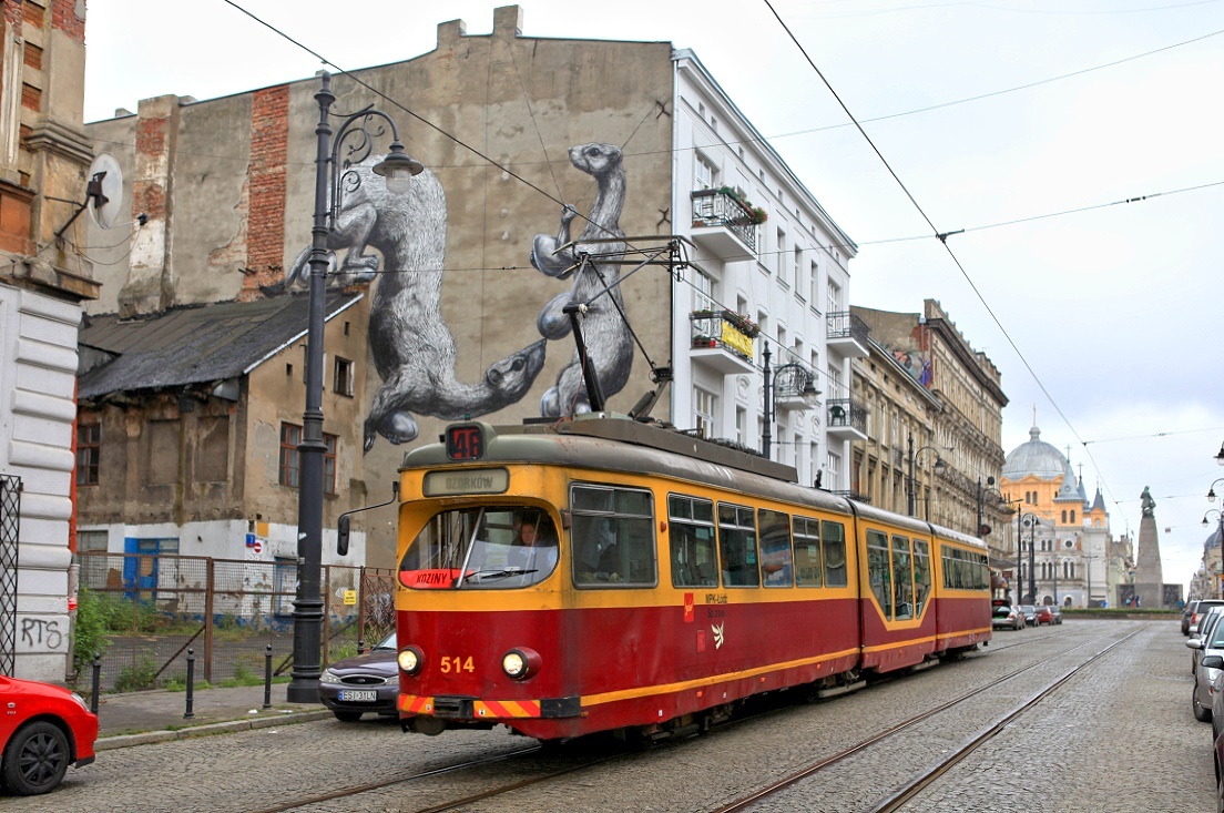 Łódź 514, Ulica Nowomiejska, 03.09.2017.


