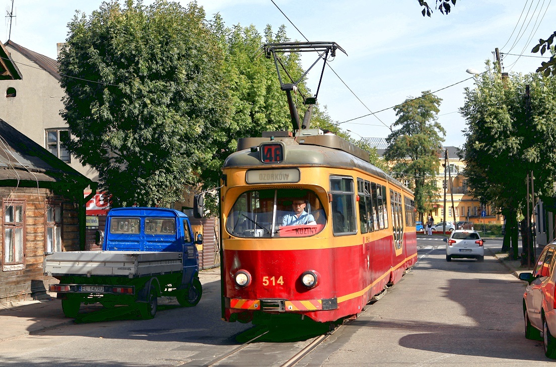 Łódź 514, Zgierz Ulica Łęczycka, 31.08.2017.