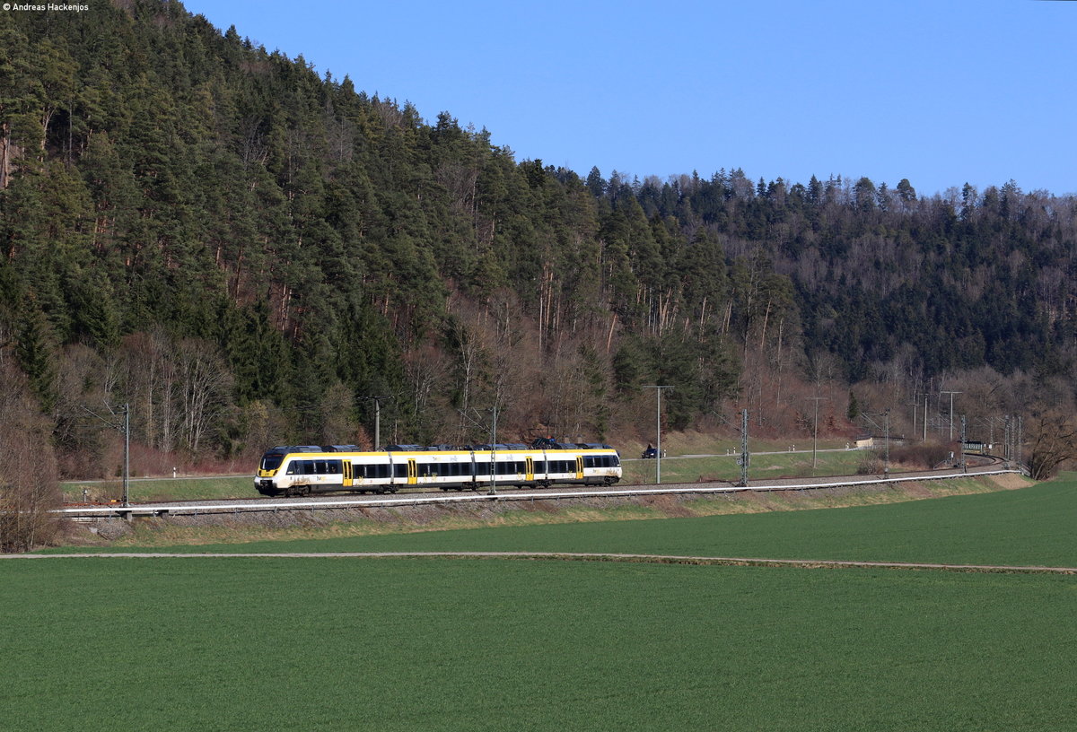 3442 202-3 als RE 17656 (Rottweil-Stuttgart Hbf) bei Neckarhausen 24.3.21