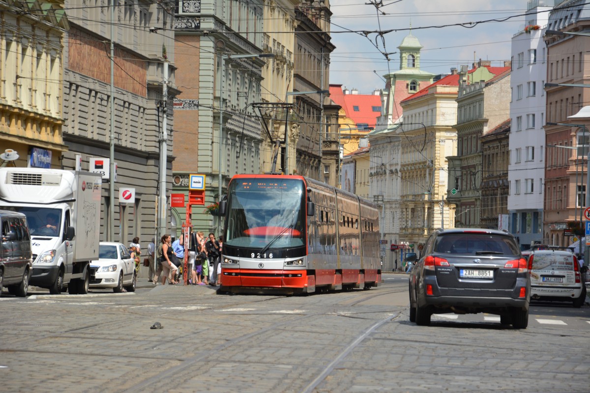 Škoda 15T am 16.07.2014 Innenstadt Prag.