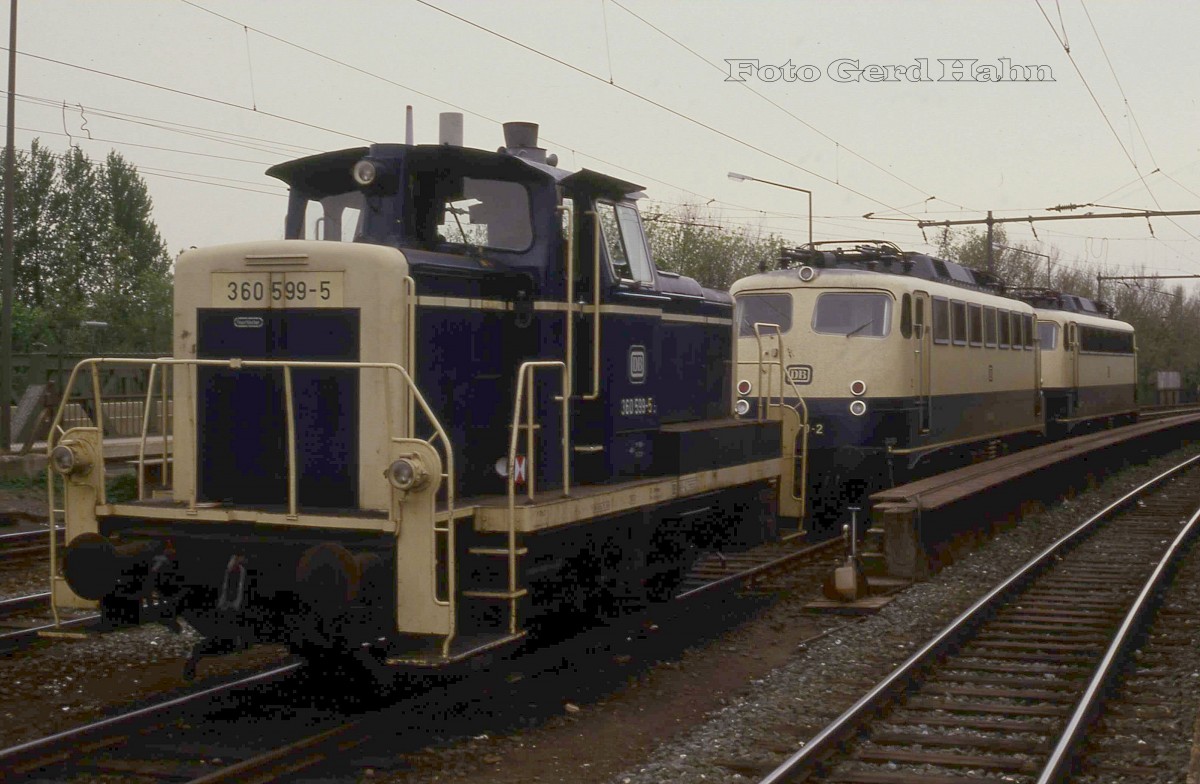 360599 + 110470 + 110437 Osnabrück HBF Po 8.5.1988