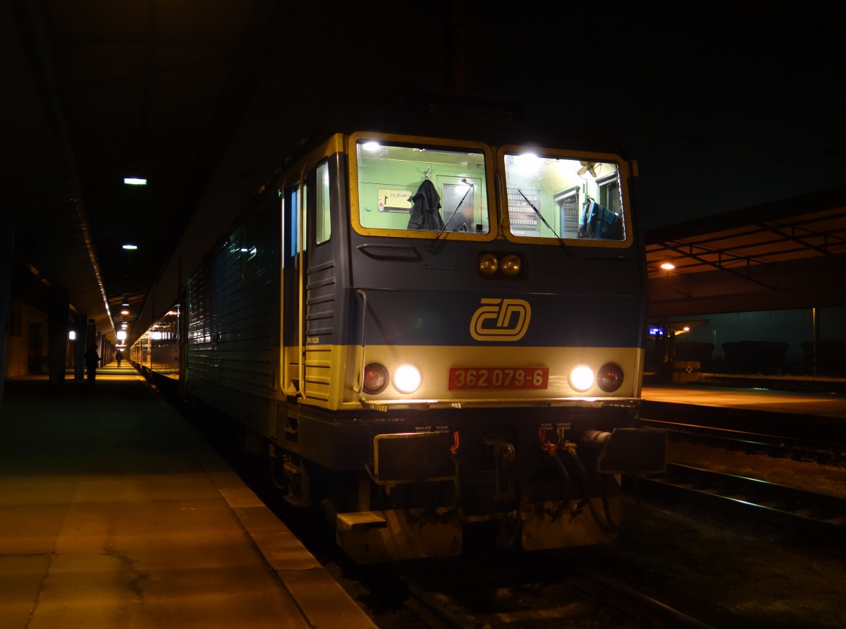 362 079-6 zu sehen in Cheb am 22.11.14.