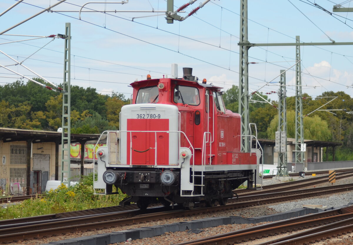 362 780-9 LEG - Leipziger Eisenbahnverkehrsgesellschaft mbH in Leipzig Mockau auf dem Weg nach Delitzsch 24.07.2020