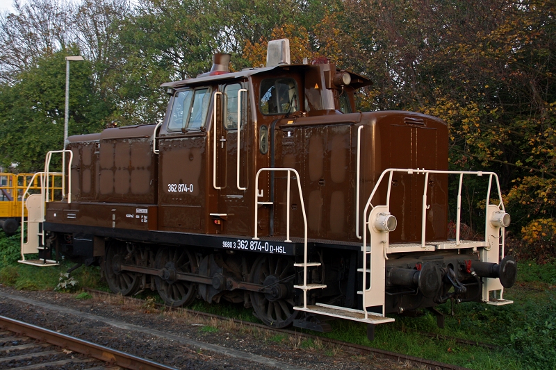 362 874 der HSL am 01.11.2014 in Gotha 