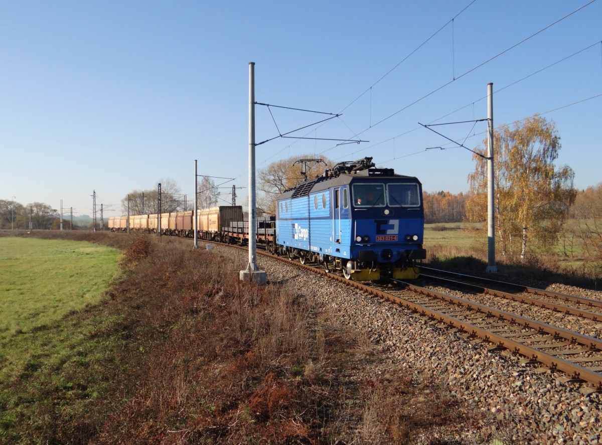363 031-6 hier am 03.11.15 in Tršnice.
