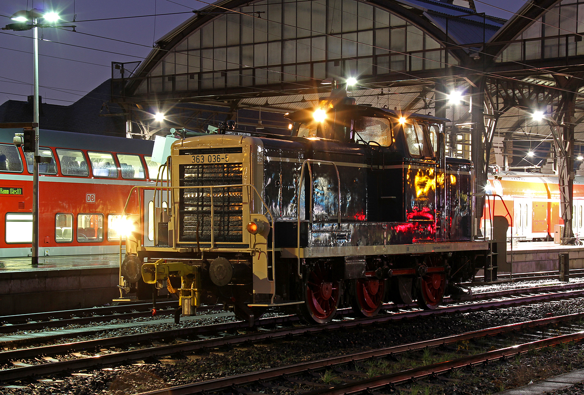 363 036 in Aachen Hbf am 01.12.2018