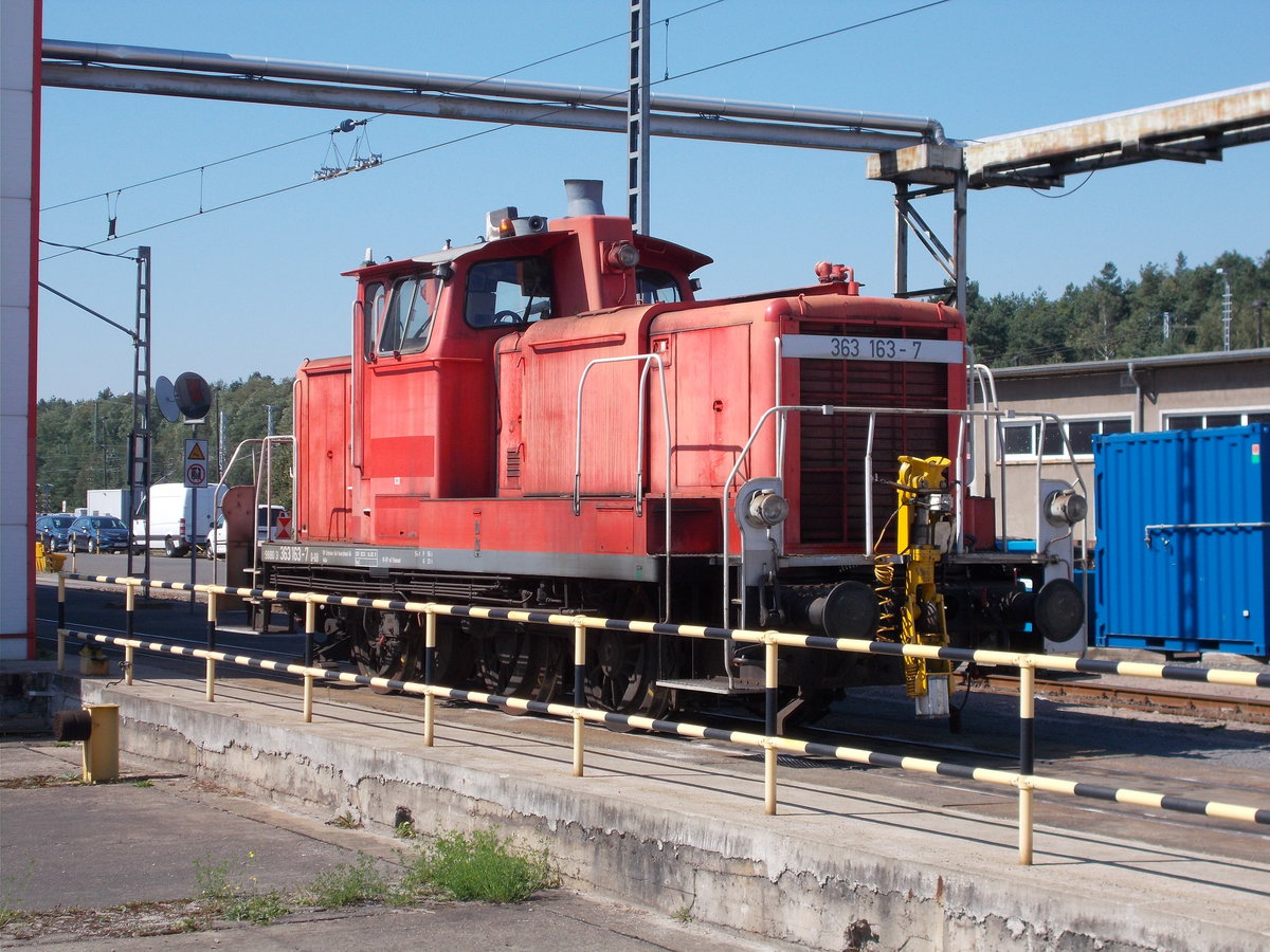 363 163 im Heimat Werk Seddin,beim Tag der offenen Tür,am 27.August 2016.