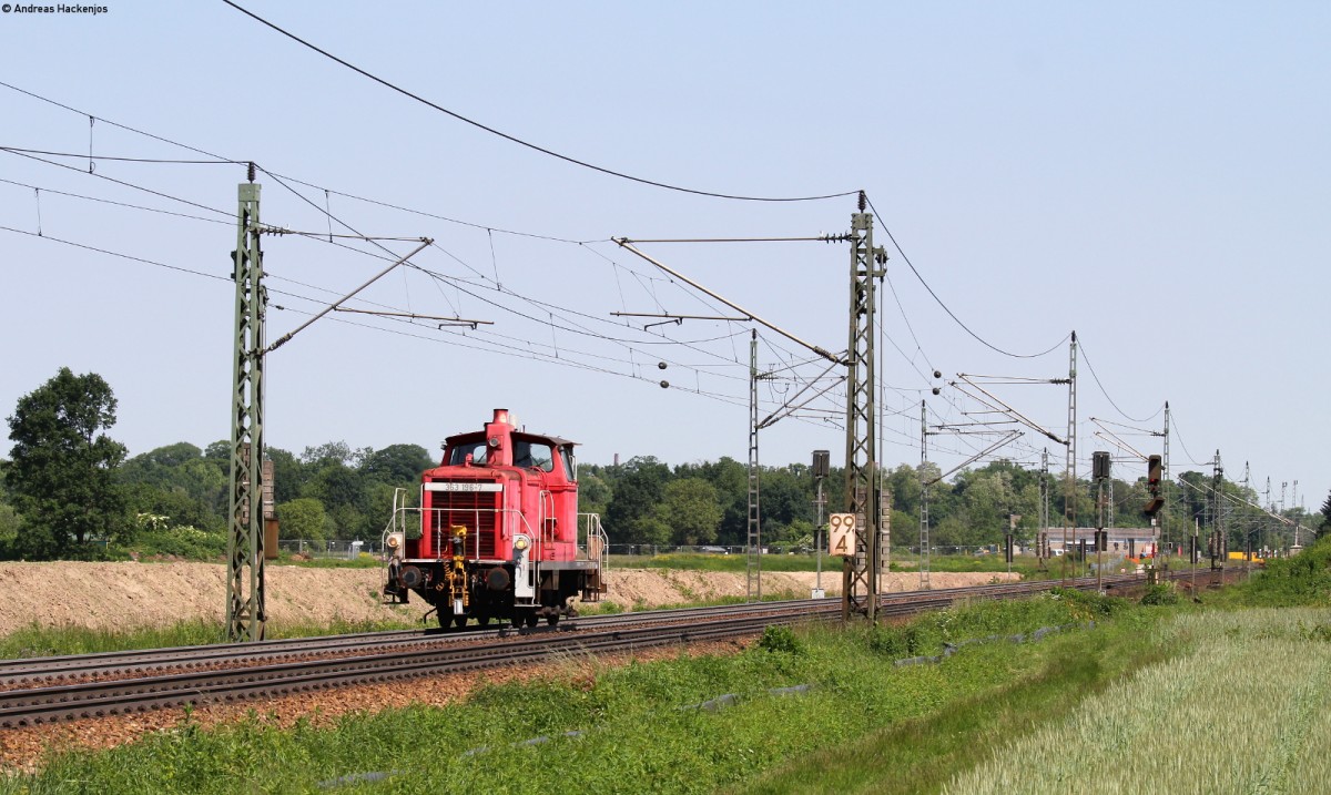 363 196-7 als Tfzf bei Niederbühl 22.5.15