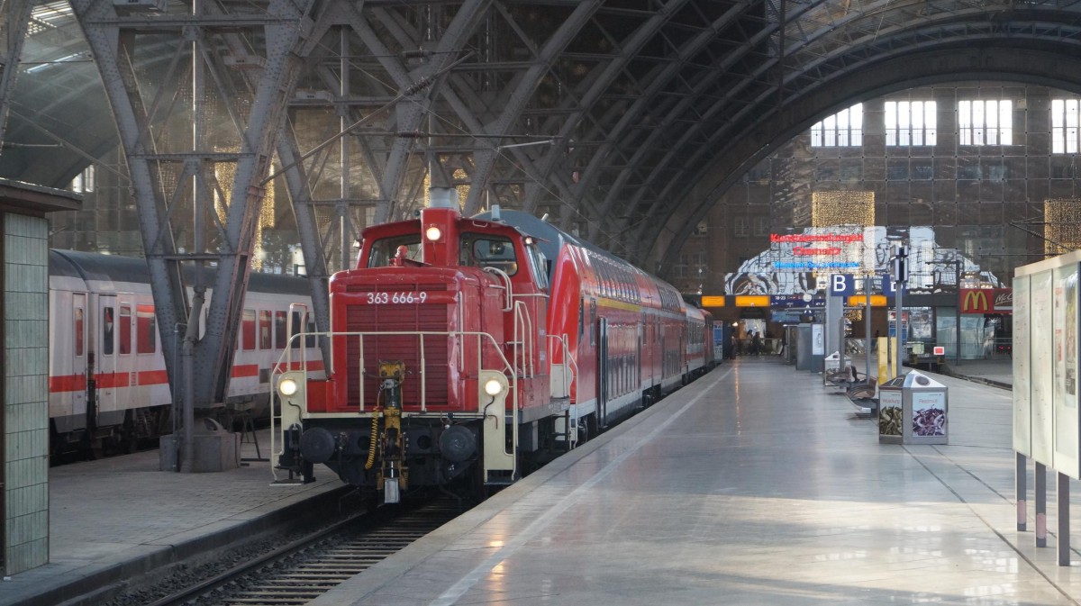 363 666-9 der Railsystems RP GmbH im Leipzig Hbf 29.12.2015
