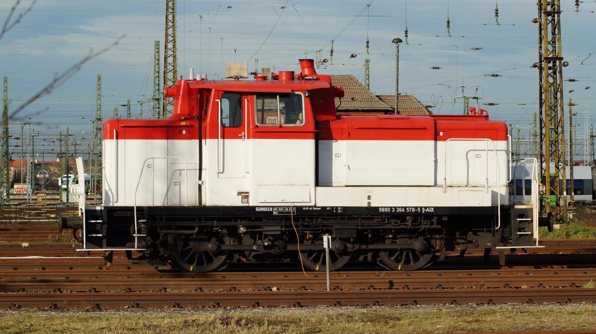 364 578-5 der AIXrail GmbH am Leipzig Hbf 20.12.2015