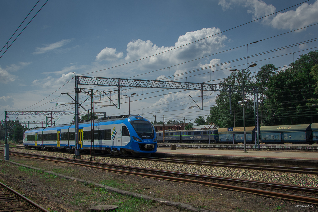 36WEa010 in Bahnhof Tychy am 10.07.2017.