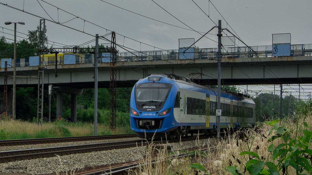 36WEa010 in Bahnhof Tychy am 18.06.2018.