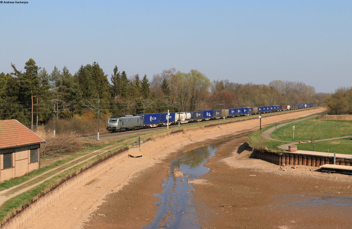 37055 mit dem ??? bei Steinbourg 23.3.22