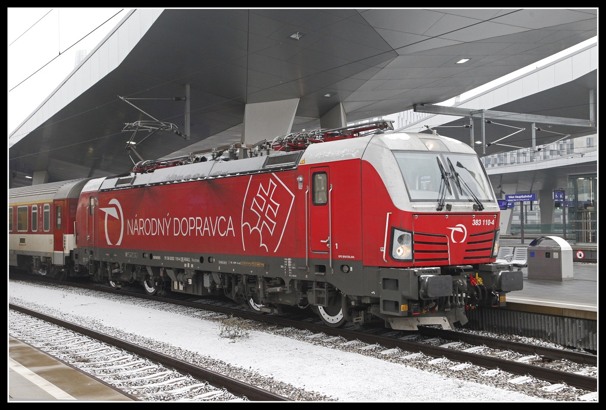 383 110 in Wien Hbf. am 20.12.2018.