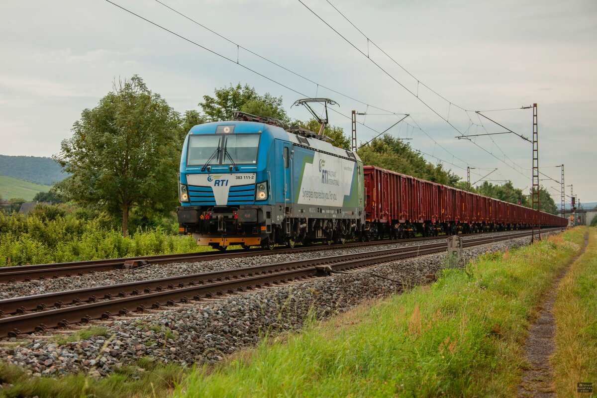 383 111-2 RTI in Thüngersheim, August 2021.