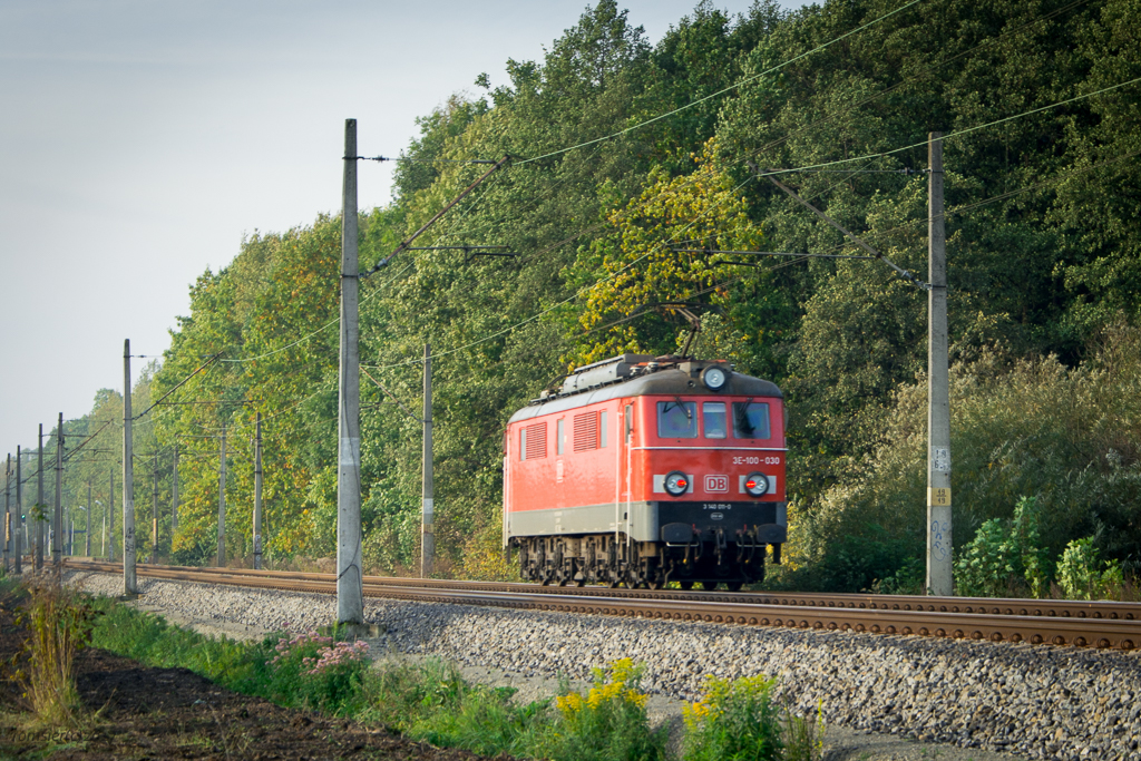 3e-100-007 der DBSchenker Polen am 14.10.2016 bei Tychy(Tichau)