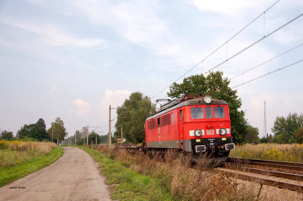 3E/1-42 der DB Schenker Rail Polen in Tychy(Tichau)am 06.09.2014