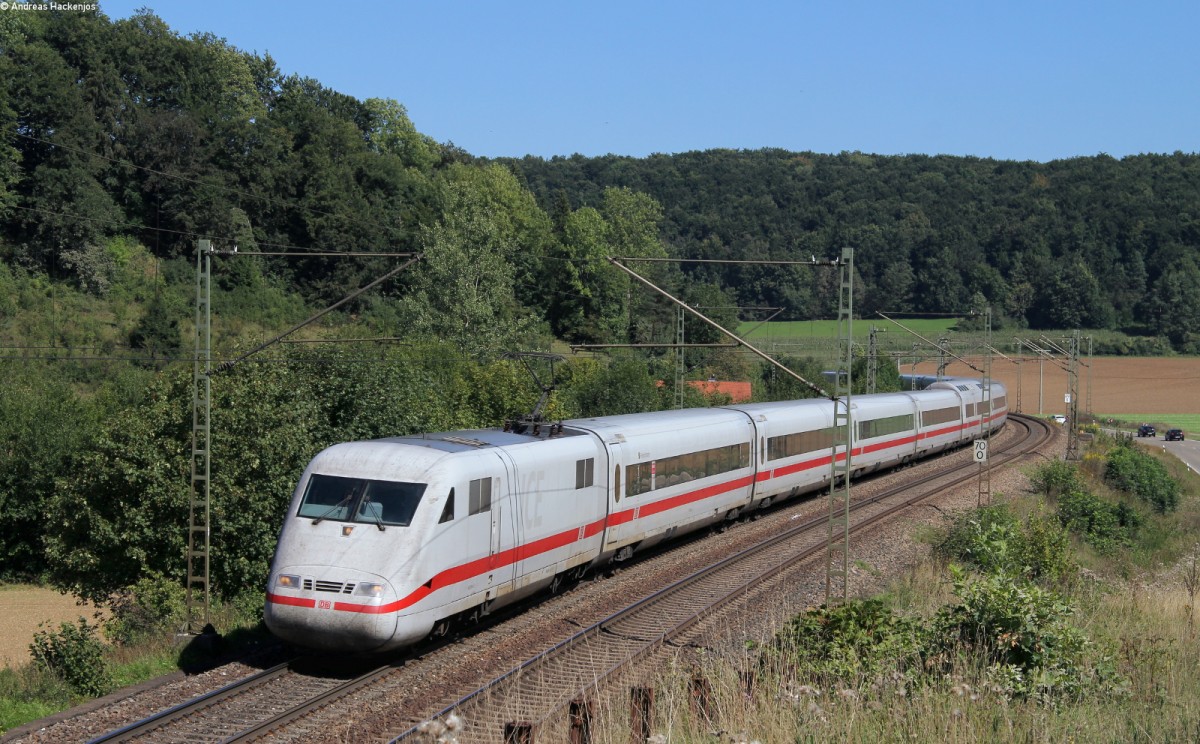 401 014-6  Friedrichshafen  als ICE 1091 (Berlin Ostbahnhof-Mnchen Hbf) bei Urspring 5.9.13