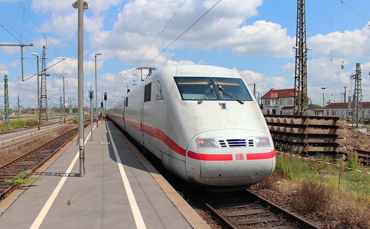 401 014-6  Friedrichshafen  wird seine Reise als ICE 791 aus Kiel Hbf in Leipzig Hbf beenden. 02.07.2014