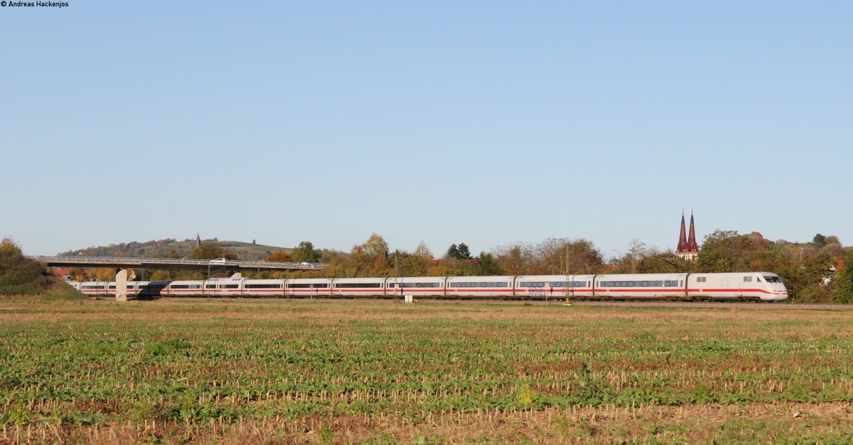 401 059-1   Bad Oldese  als ICE 75 (Hamburg-Altona-Z�rich HB) bei Riegel 24.10.13