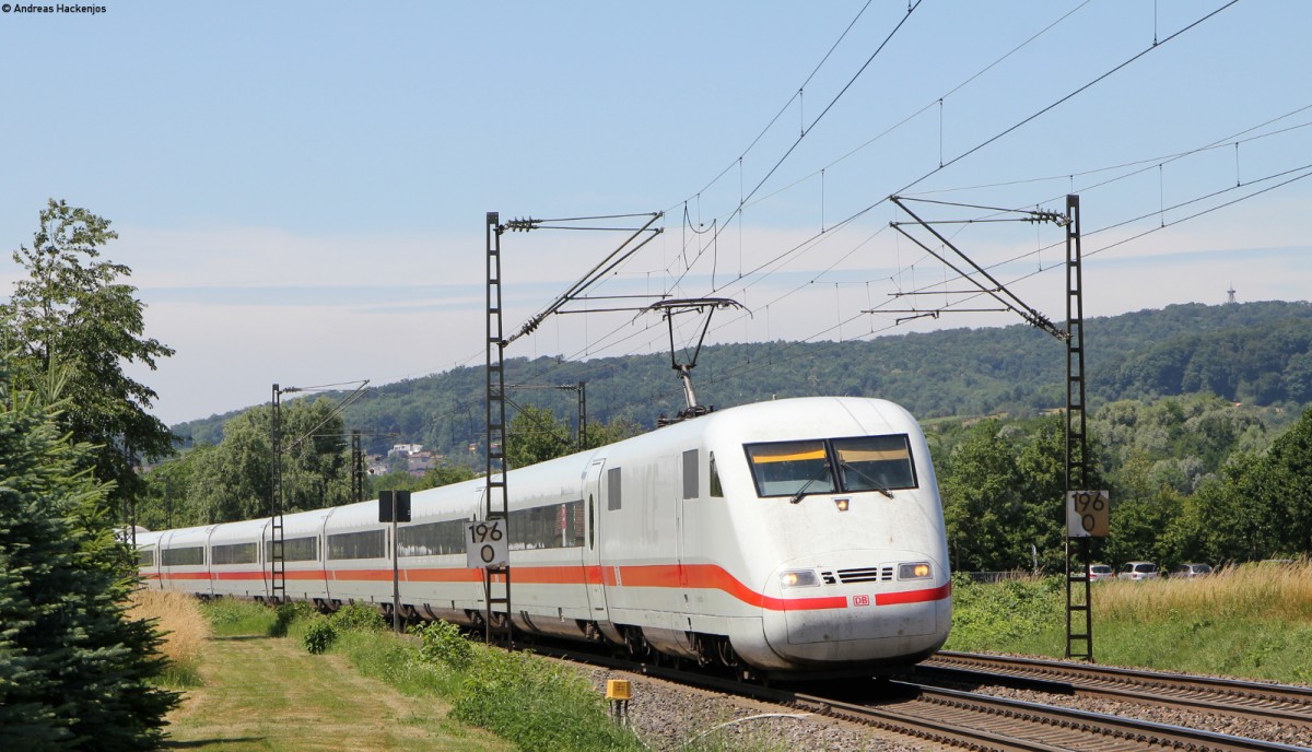 401 062-5  Geisenheim/Rheingau  als ICE 279 (Berlin Ostbahnhof-Basel SBB) bei Kollmarsreute 13.6.14
