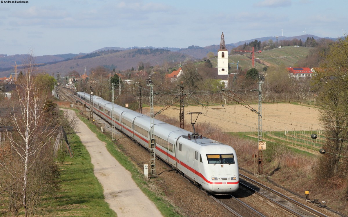 401 063-3 als ICE 279 (Berlin Ostbahnhof-Basel SBB) bei Denzlingen 19.3.14