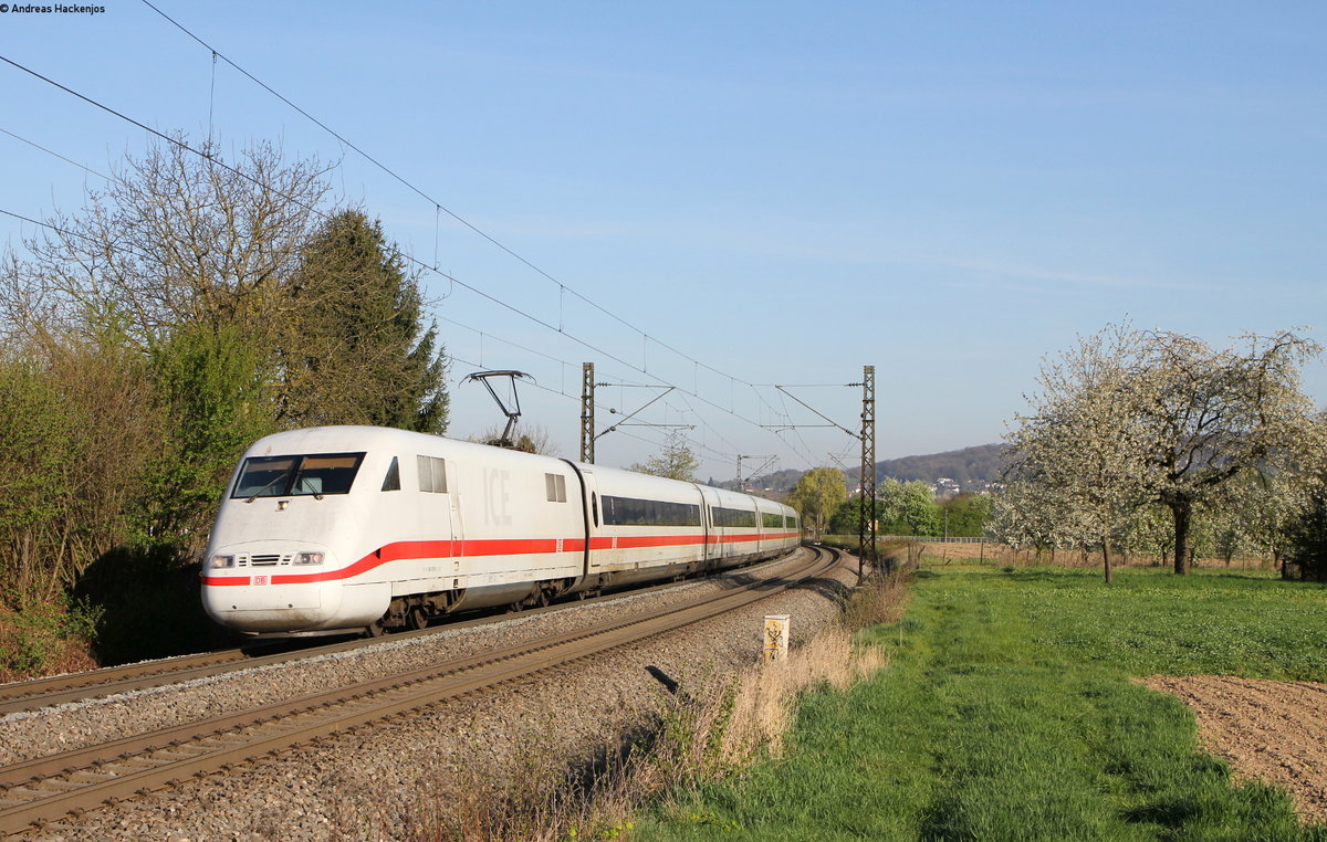 401 070-8 als ICE 5 (Frankfurt(Main)Hbf-Basel SBB) bei Kollmarsreute 7.4.17