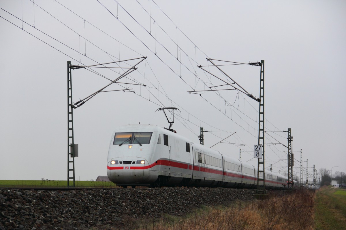 401 078-0  Bremerhaven  bei Reundorf am 13.02.2015.