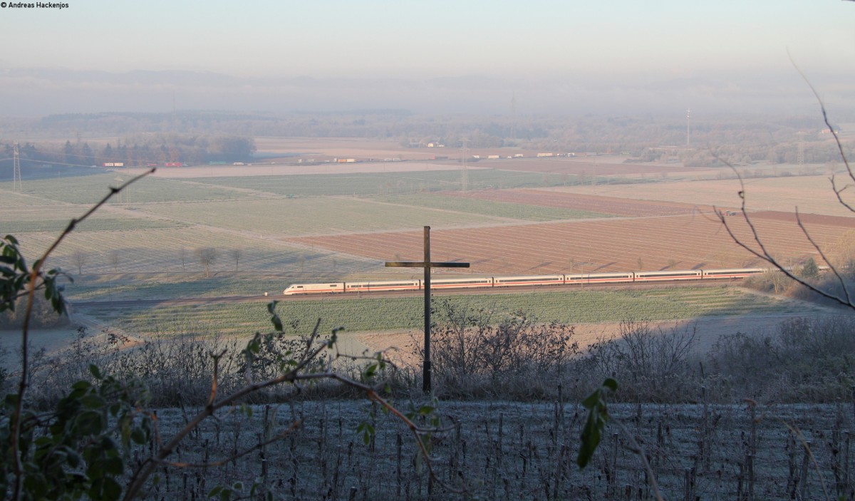 401 090-6  Ludwigshafen am Rhein  ? als ICE 5 (Frankfurt(Main)Hbf-Z�rich HB) bei Riegel 27.11.13