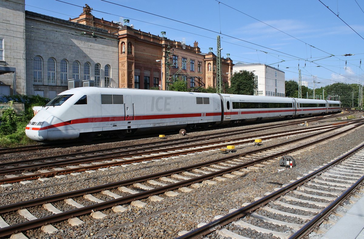 401 508-7  Lichtenfels  erreicht am 2.9.2017 als ICE75 von Hamburg-Altona nach Rastatt den Hamburger Hauptbahnhof.