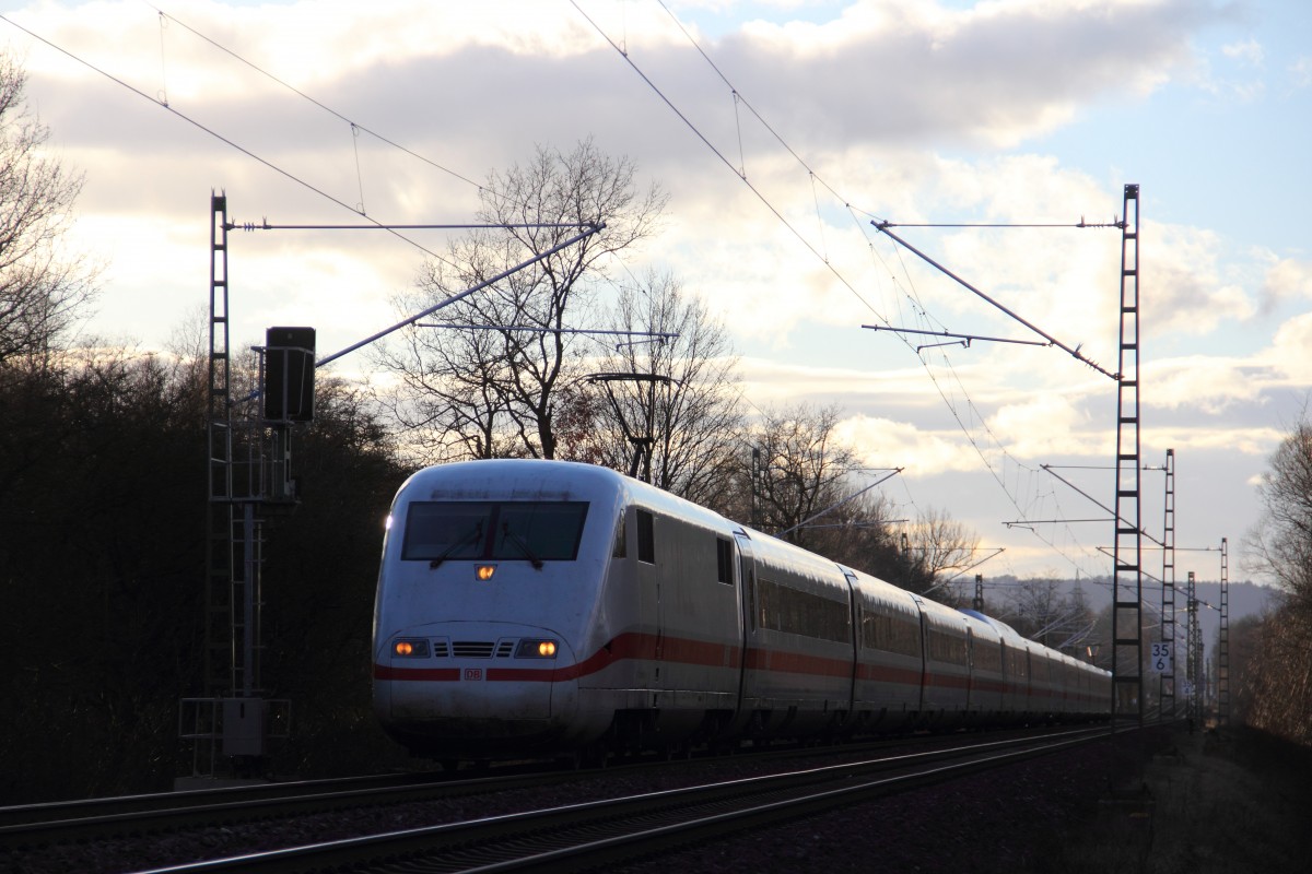 401 510-3  Gelsenkirchen  bei Michelau am 09.02.2014.