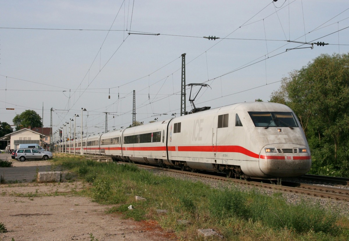 401 574 als ICE 278 (Interlaken Ost–Berlin Ostbf) am 10.05.2011 in Heitersheim