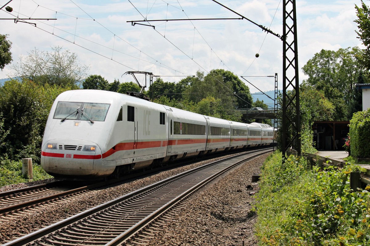 401 581-4  Interlaken  am 08.08.2014 bei der Durchfahrt vom Hp. Kollmarsreute in Richtung Offenburg.