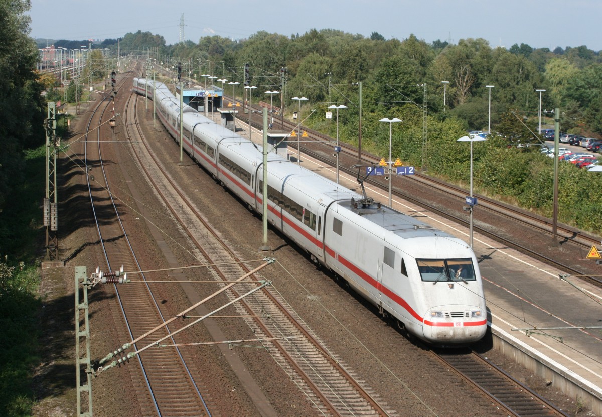 401 xxx als ICE 789 (Hamburg-Altona–Mnchen Hbf) am 12.09.2014 in Maschen