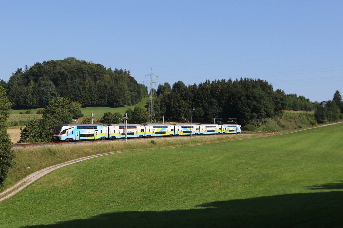 4010 019 aus Wien kommend am 19. August 2025 bei Vachendorf.