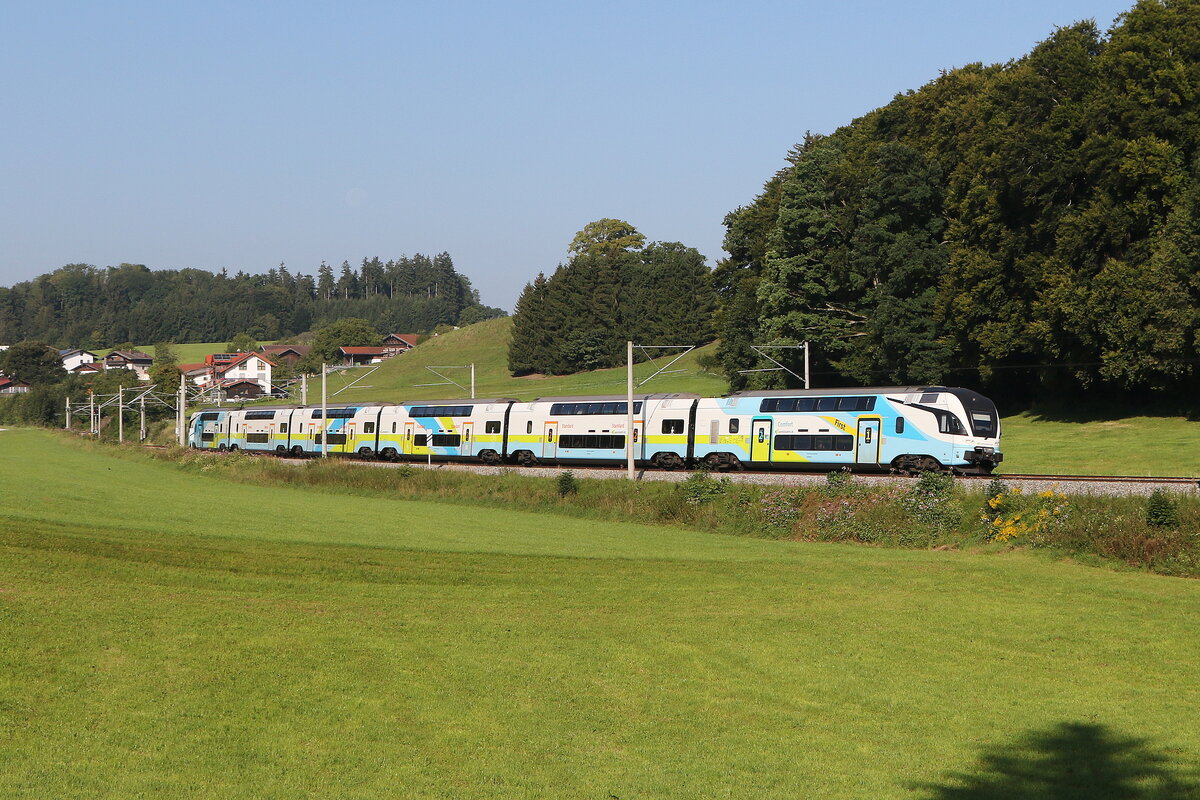 4010 026 war am 12. August 2025 bei Axdorf im Chiemgau auf dem Weg nach Wien.