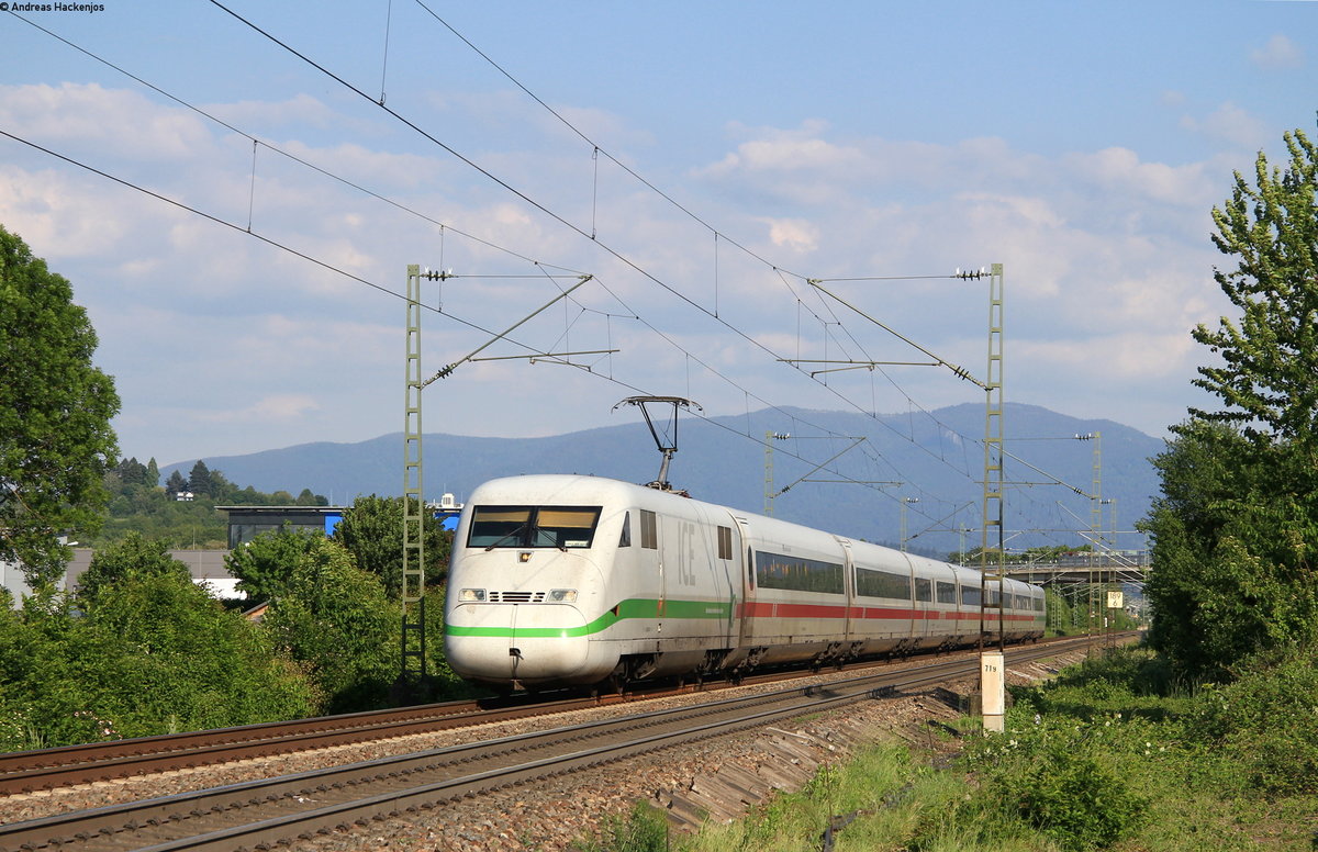 402 043-4  Bautzen/Budysin  als ICE 376 (Basel Bad Bf-Frankfurt(Main)Hbf) bei Köndringen 16.5.20
