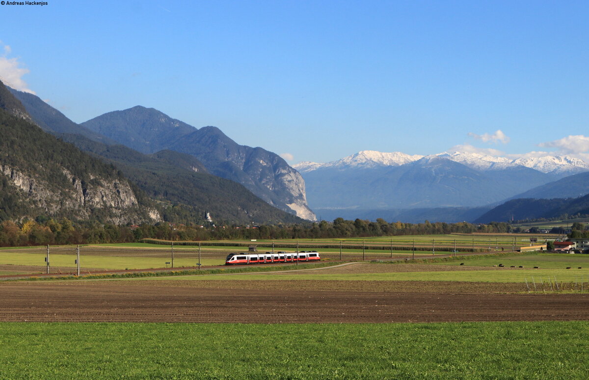 4024 *** als S 5120 (Kufstein-Telfs-Pfaffenhofen) bei Flaurling 16.10.21