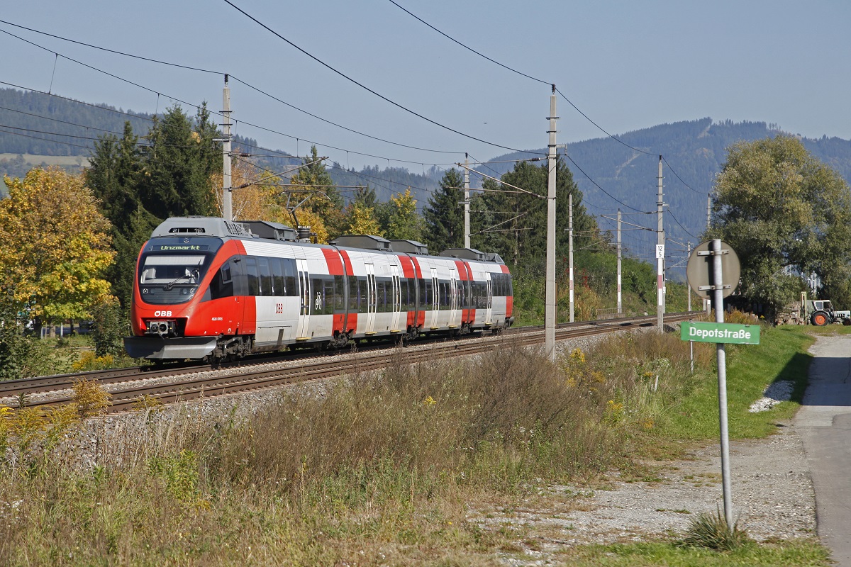 4024 010 bei Niklasdorf am 2.10.2017.