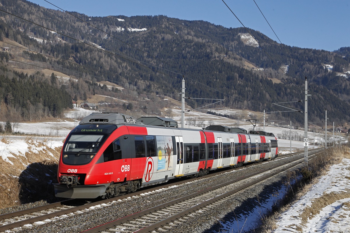 4024 045 bei Unzmarkt am 20.01.2017.