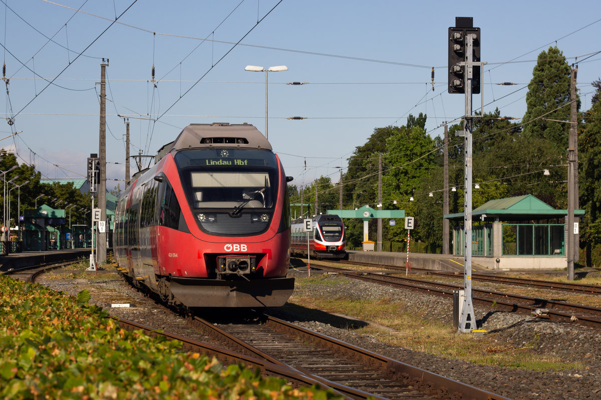 4024 076-4 bei der Ausfahrt in Bregenz. 12.7.20